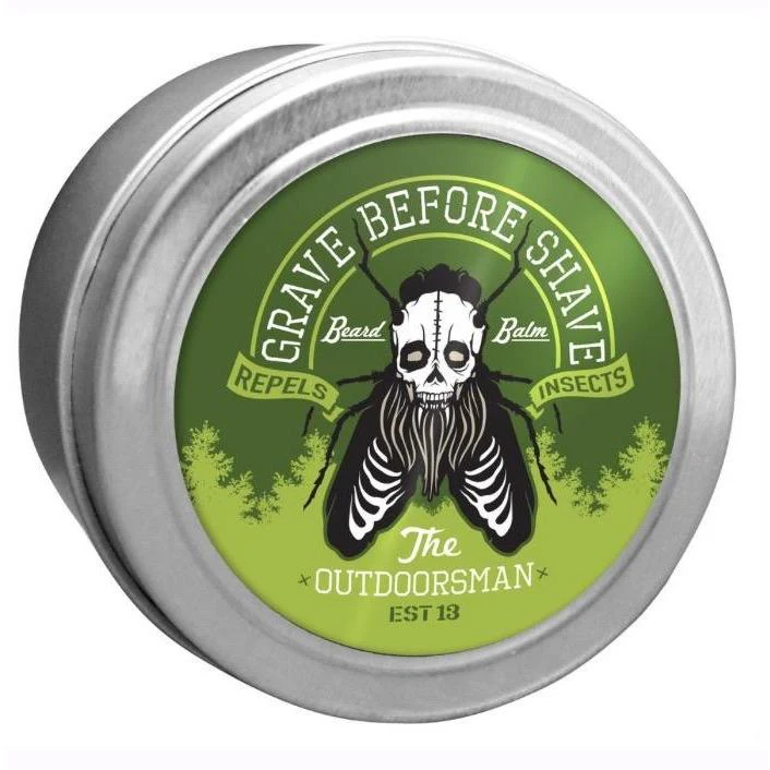 GRAVE BEFORE SHAVE Beard Balm "The Outdoorsman Blend" 2oz - Image 2