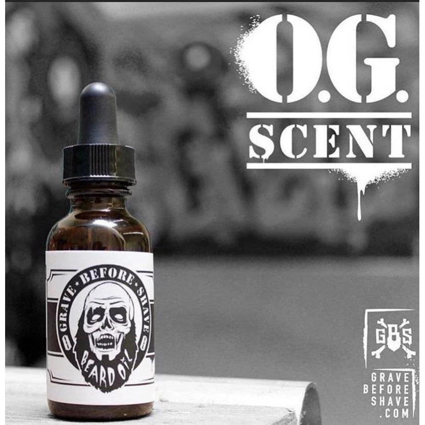 GRAVE BEFORE SHAVE O.G SCENT BEARD OIL 1 Oz - Image 2