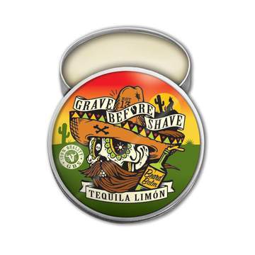 GRAVE BEFORE SHAVE TEQUILA LIMON BEARD BALM TIN 2 oz.