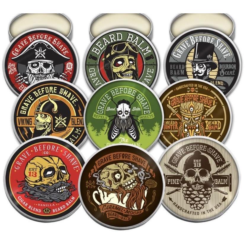 GRAVE BEFORE SHAVE TEQUILA LIMON BEARD BALM TIN 2 oz. - Image 3