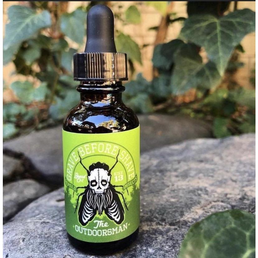 GRAVE BEFORE SHAVE THE OUTDOORSMAN BEARD OIL 1 oz. - Image 4