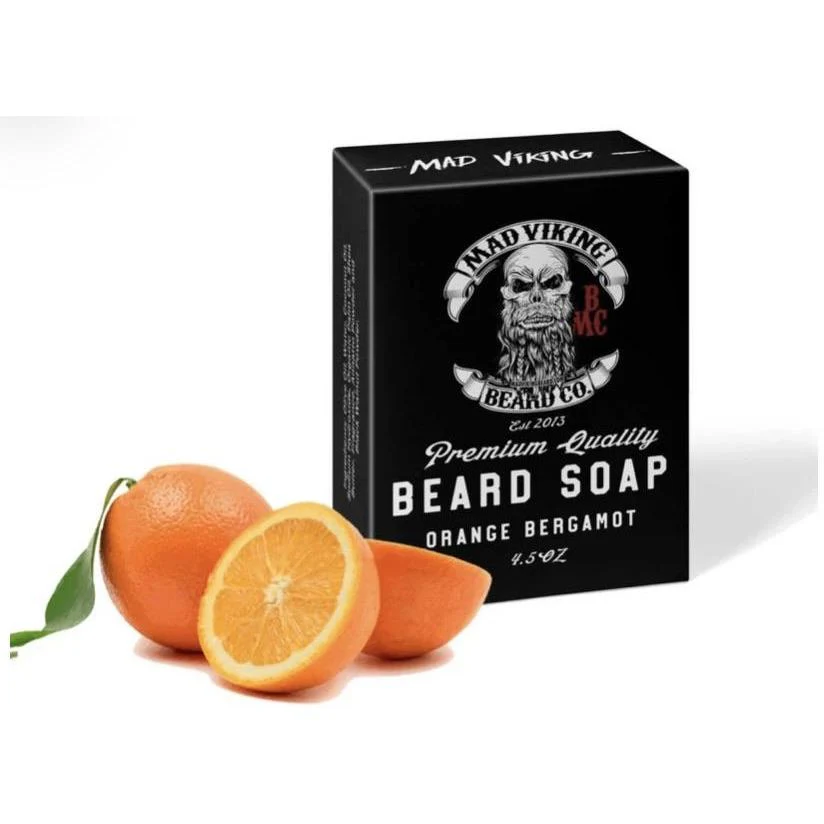 Mad Viking Beard.Co-Orange Bergamot Beard Soap