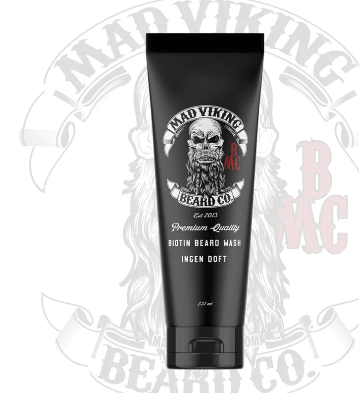 Mad Viking Ingen Doft Beard Wash