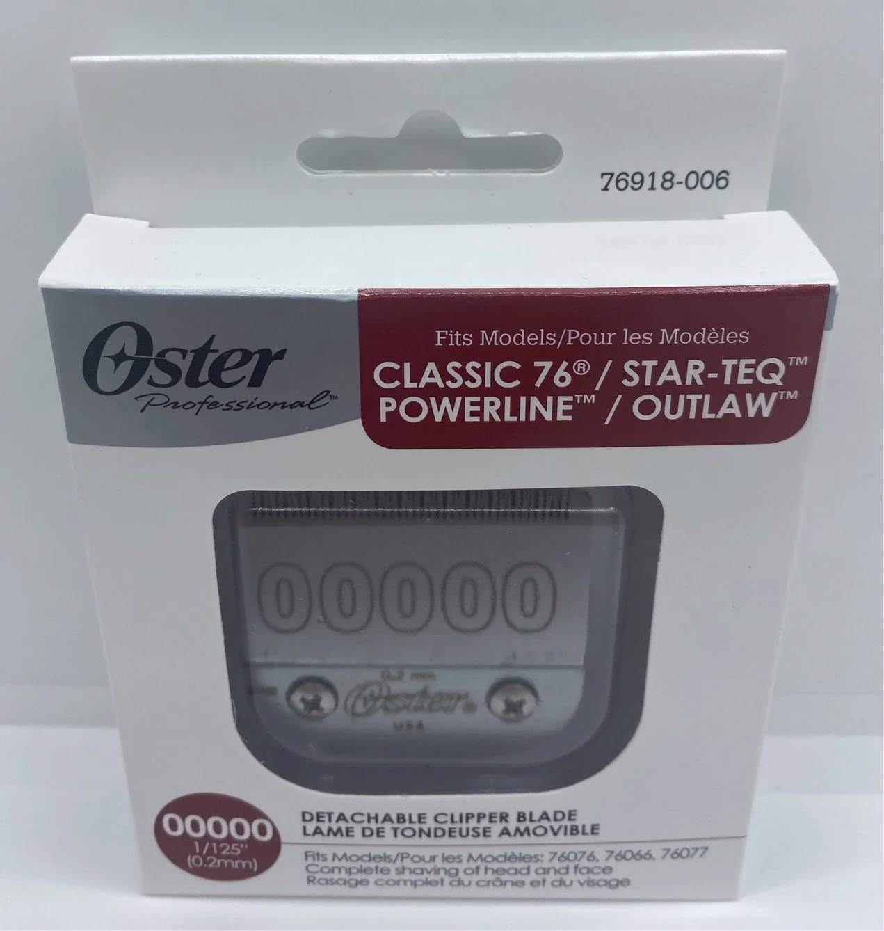 Oster Classic 76, #00000 Metal Clipper Attachment