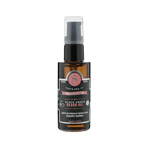 SUAVECITO PREMIUM BLACK AMBER BEARD OIL 1 OZ.