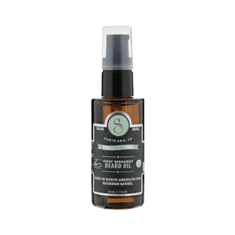 SUAVECITO PREMIUM IVORY BERGAMOT BEARD OIL 1OZ.